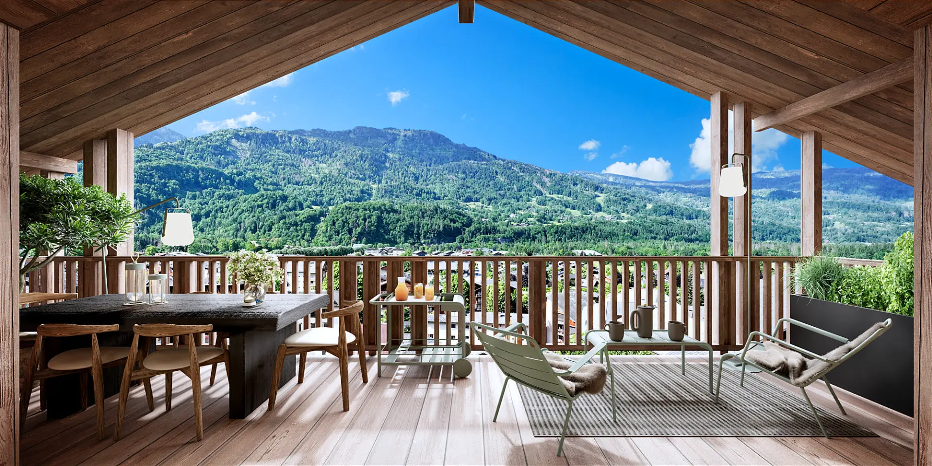 2-bedroom Penthouse In Samoens, France (67 M²)