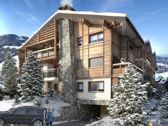 3-bedroom Penthouse In Les Gets, France (81 M²)