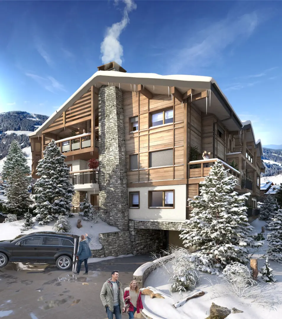 Penthouse Of 100 M² With 3 Bedrooms In Les Gets, Haute-savoie