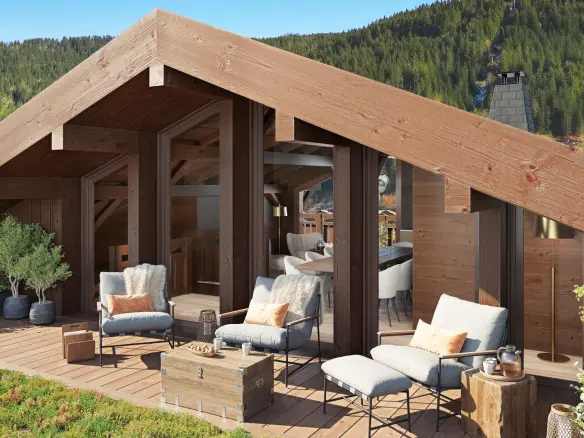 3-bedroom Penthouse In Morzine, France (148 M²)