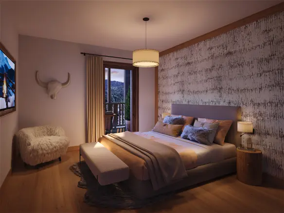 2-bedroom Penthouse In Samoens, France (67 M²)