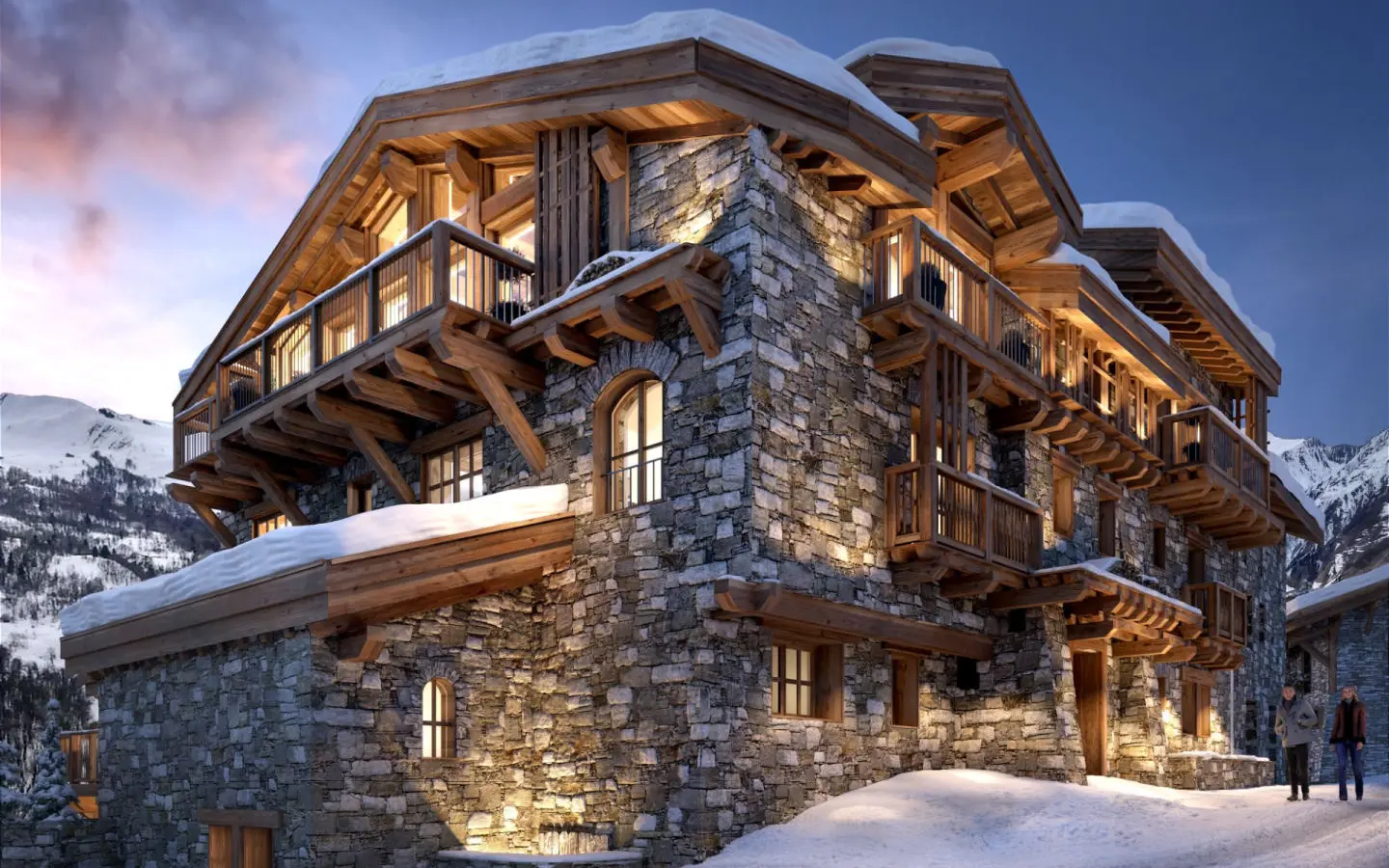 Apartament de schi cu 6 dormitoare și șemineu în Val-d'Isère, Savoie