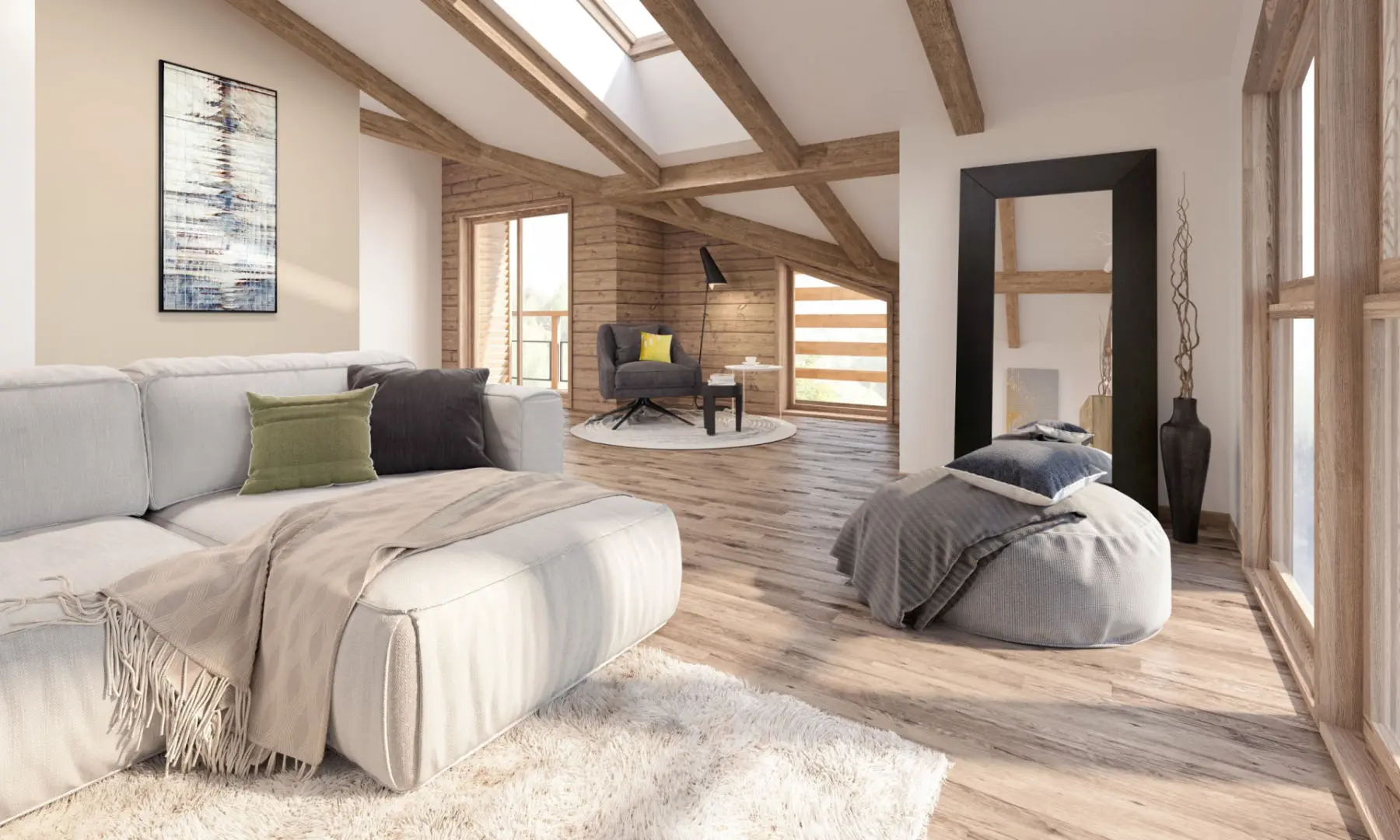 Penthouse Of 100 M² With 3 Bedrooms In Les Gets, Haute-savoie