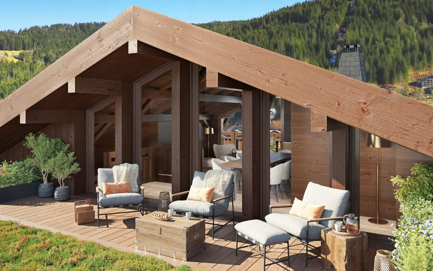 Penthouse Of 150 M² With 4 Bedrooms In Morzine, Haute-savoie