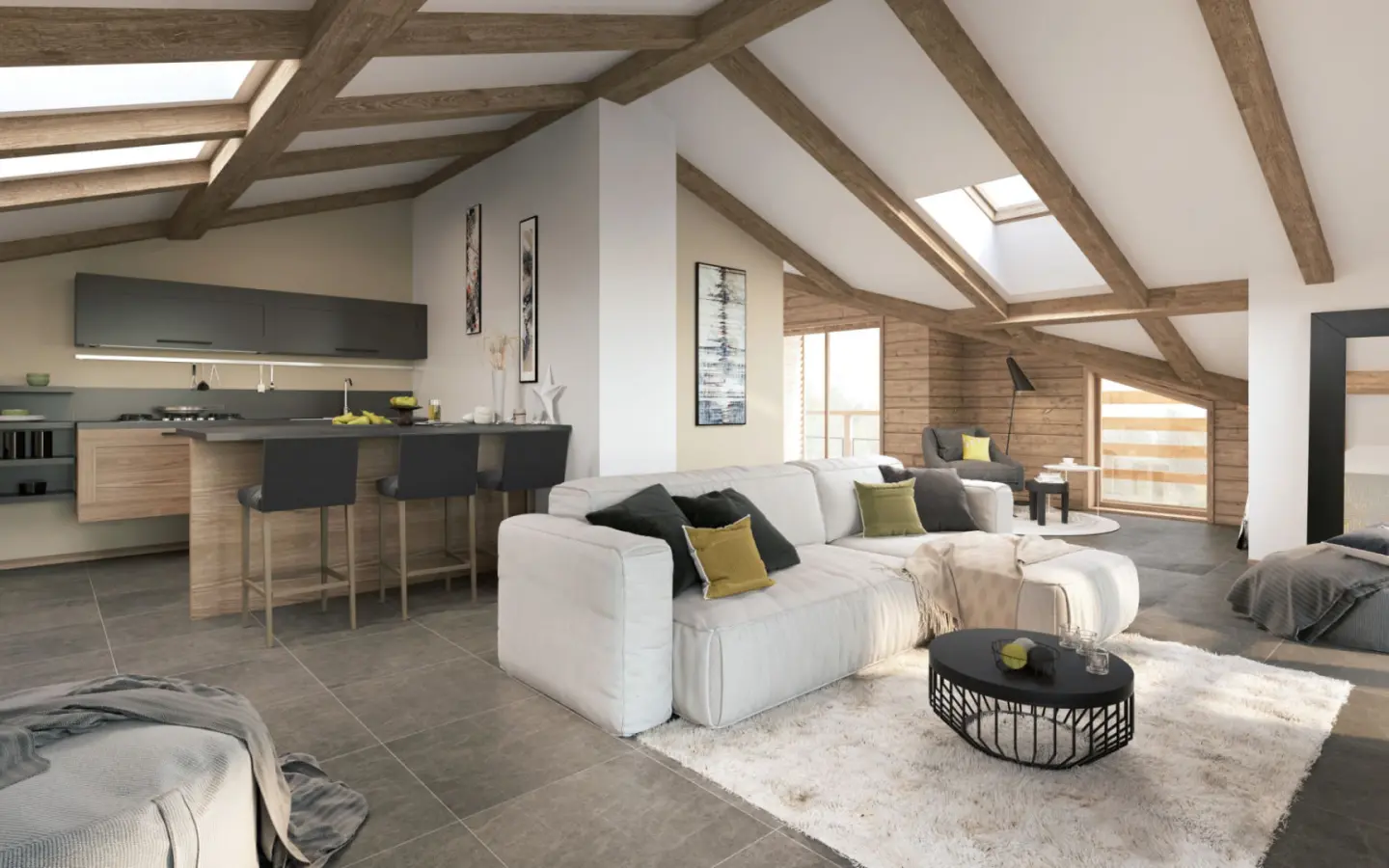 2-bedroom Penthouse In Les Gets, France (69 M²)
