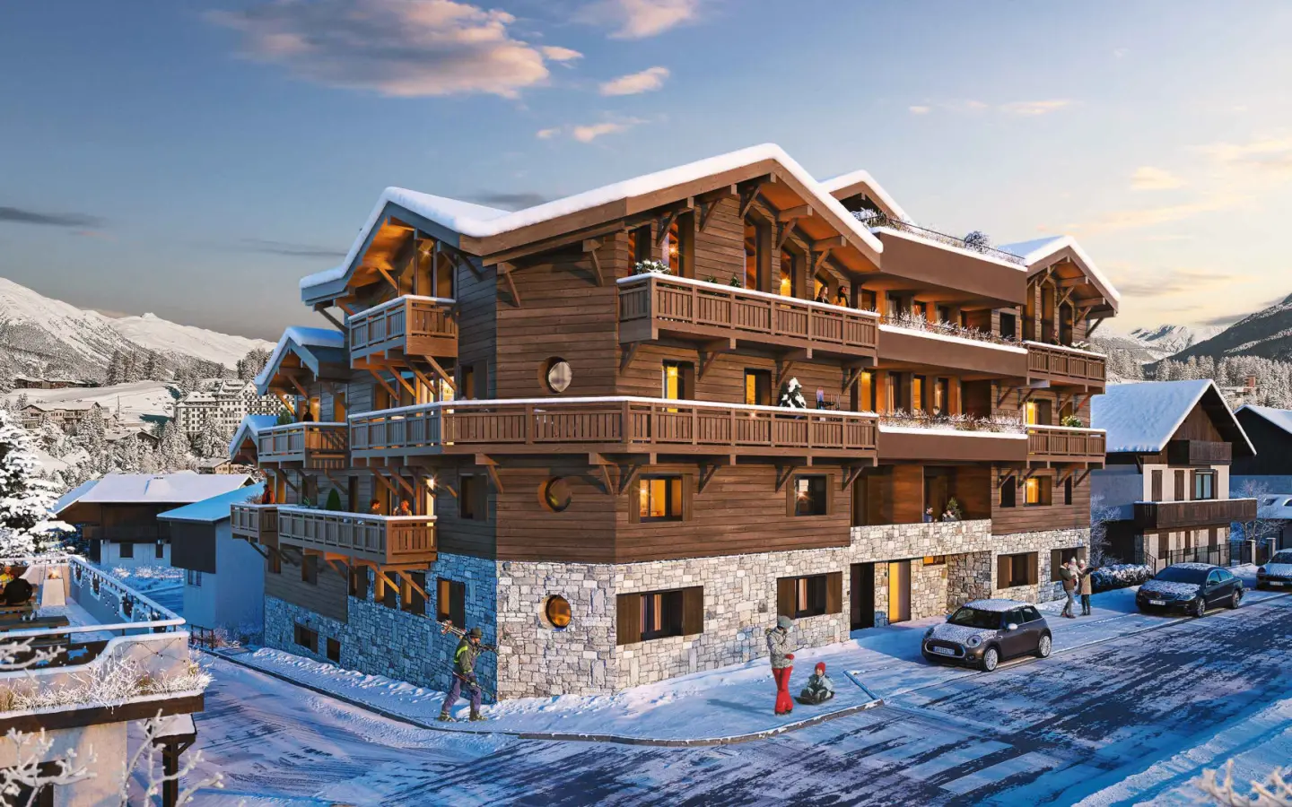 Penthouse Of 150 M² With 4 Bedrooms In Morzine, Haute-savoie