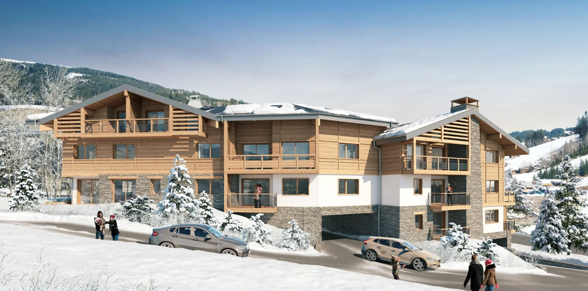 Penthouse Of 100 M² With 3 Bedrooms In Les Gets, Haute-savoie