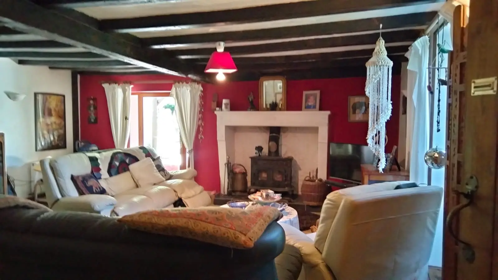 Country House Of 3 M² With 3 Bedrooms, Gîte, Pool, Outbuildings In Fontenille