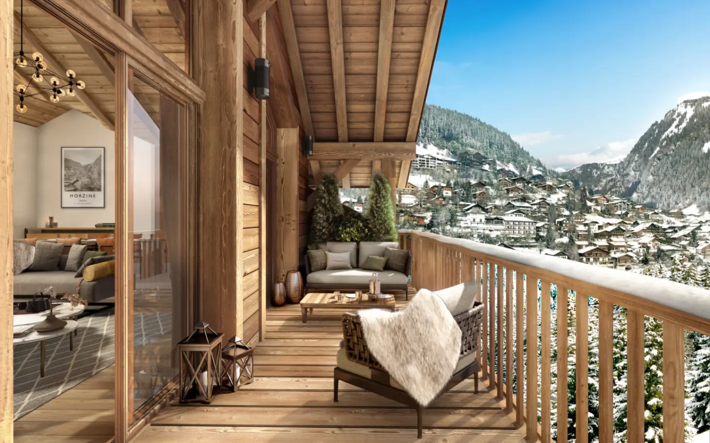 4-bedroom Penthouse In Morzine, France (118 M²)