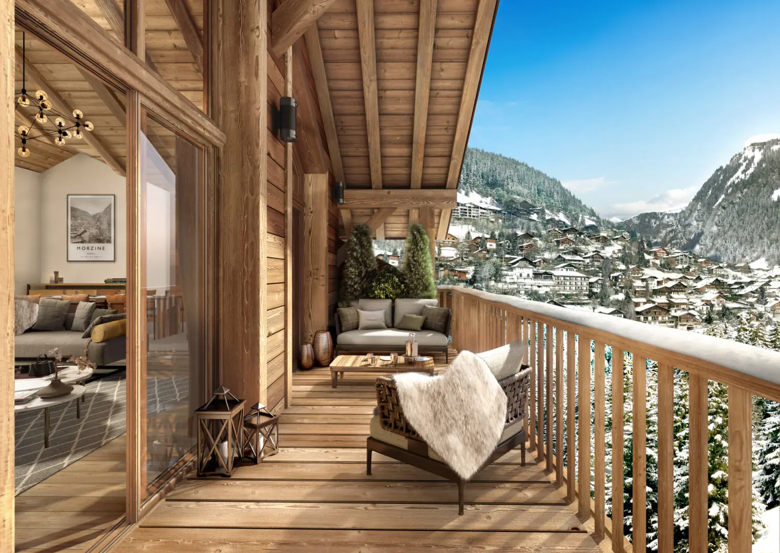 4-bedroom Penthouse In Morzine, France (118 M²)
