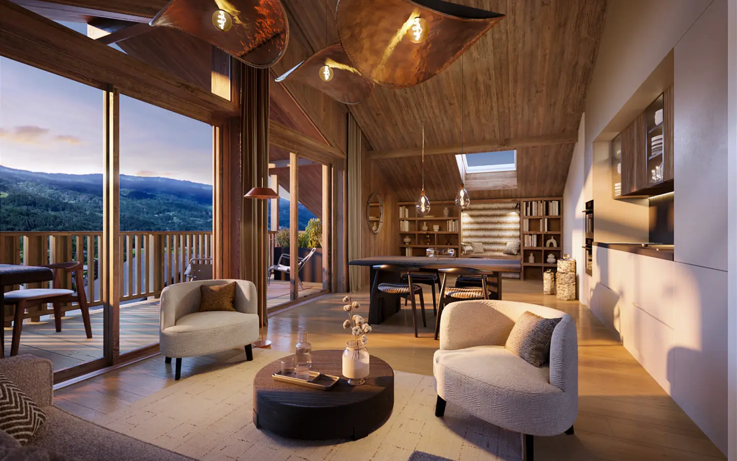 2-bedroom Penthouse In Samoens, France (67 M²)