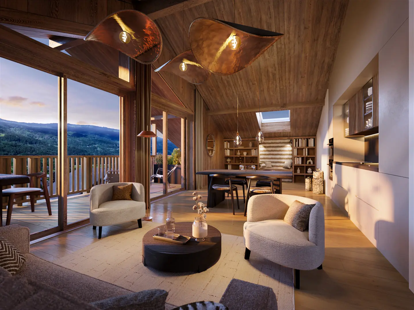 2-bedroom Penthouse In Samoens, France (67 M²)