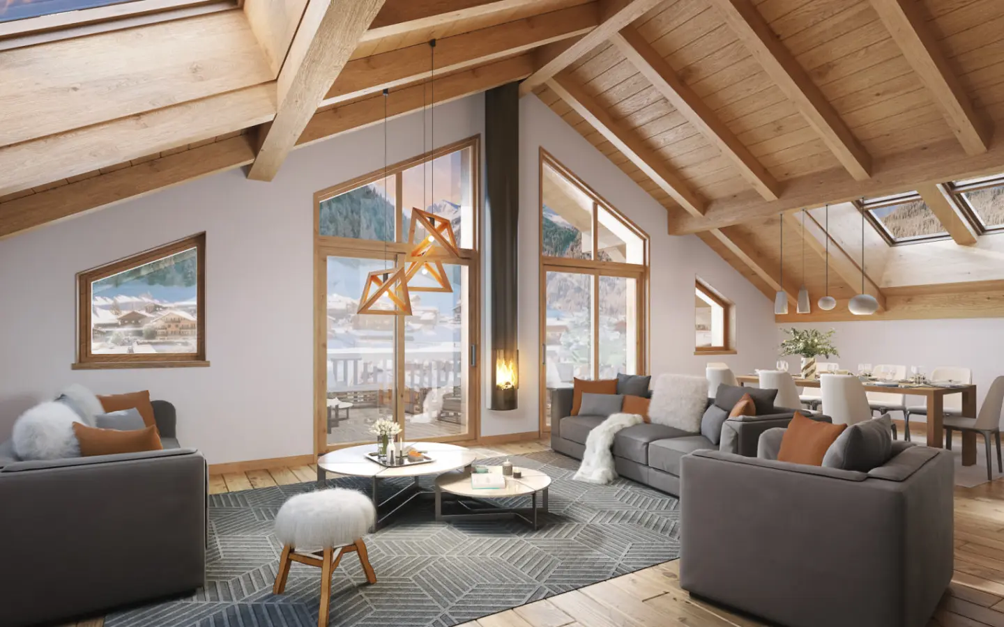4-bedroom Penthouse In Morzine, France (118 M²)