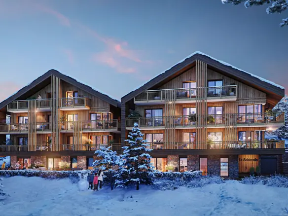 Ski Apartment Of 4 Bedroom With  In Les-carroz-araches, Haute-savoie