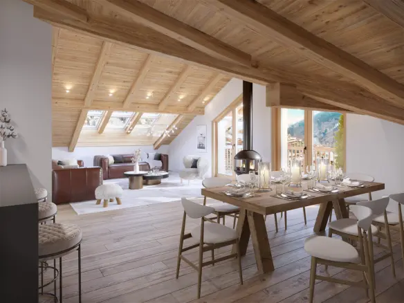 Apartment Of 100 M² With 4 Bedrooms In Morzine