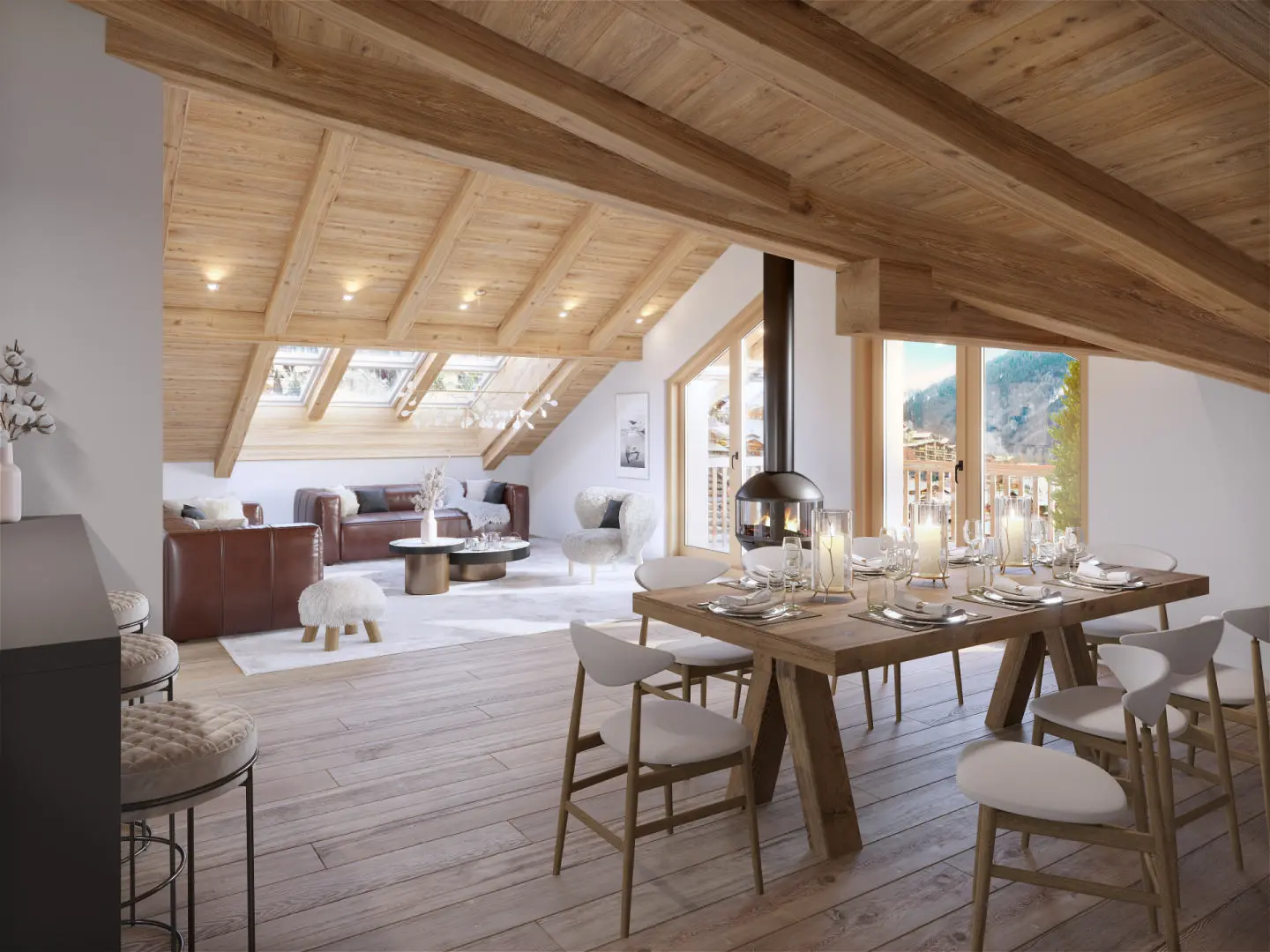 4-bedroom Penthouse In Morzine, France (118 M²)