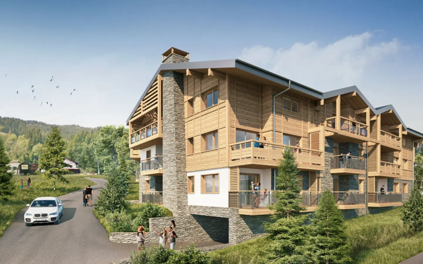 3-bedroom Penthouse In Les Gets, France (81 M²)