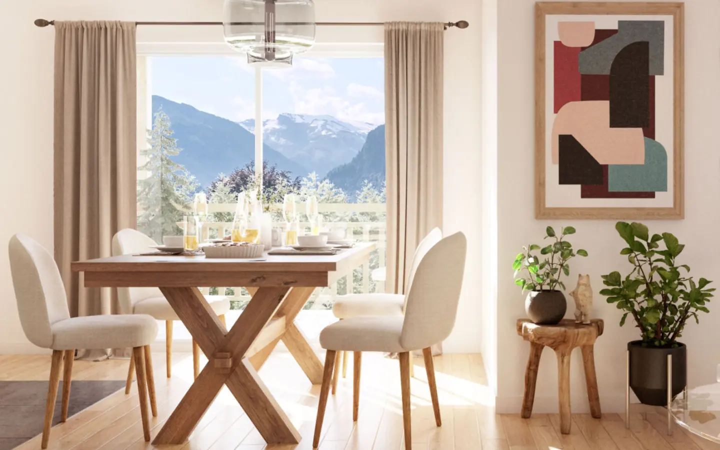 2-bedroom Penthouse In Samoens, France (67 M²)