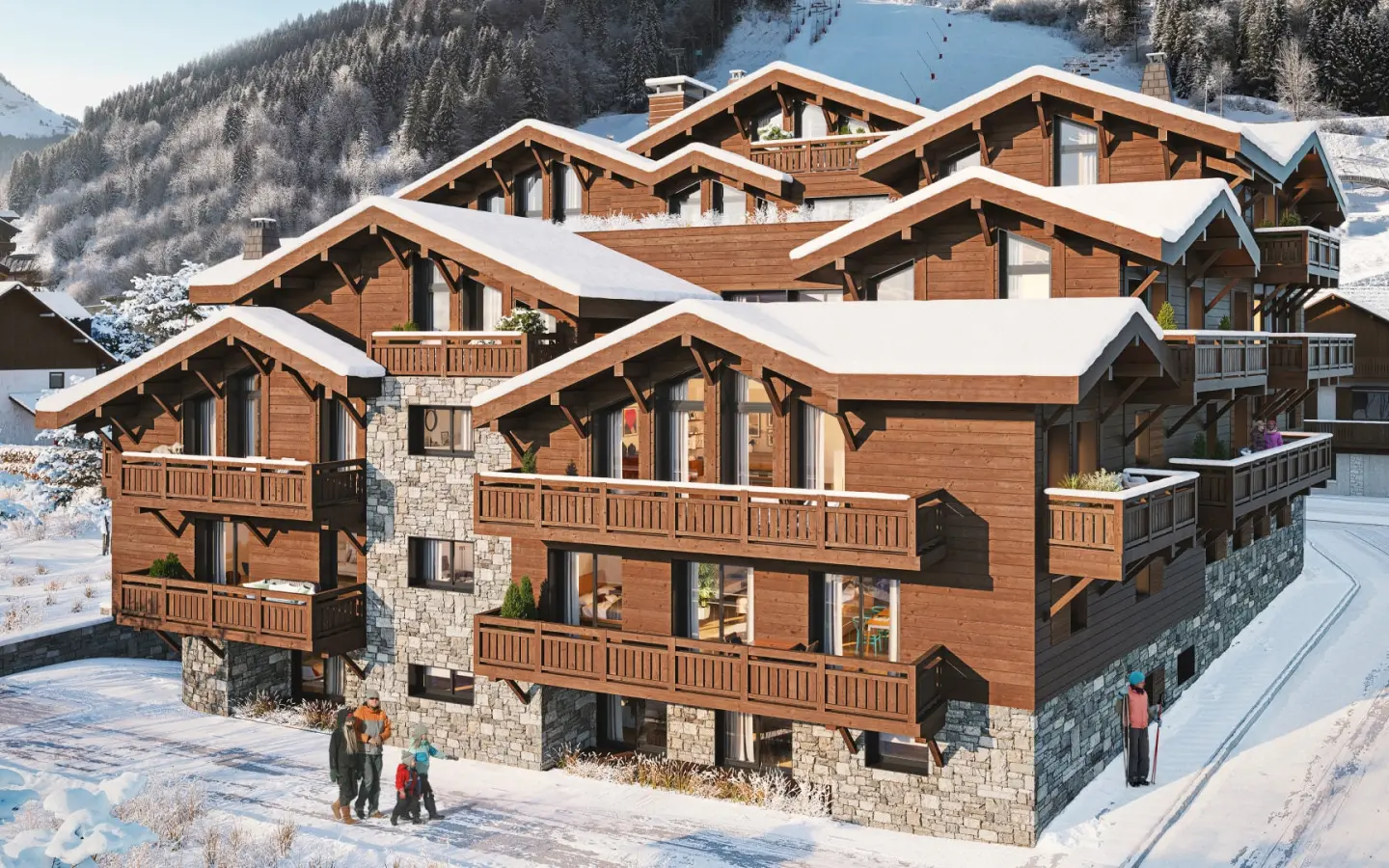Penthouse Of 150 M² With 4 Bedrooms In Morzine, Haute-savoie