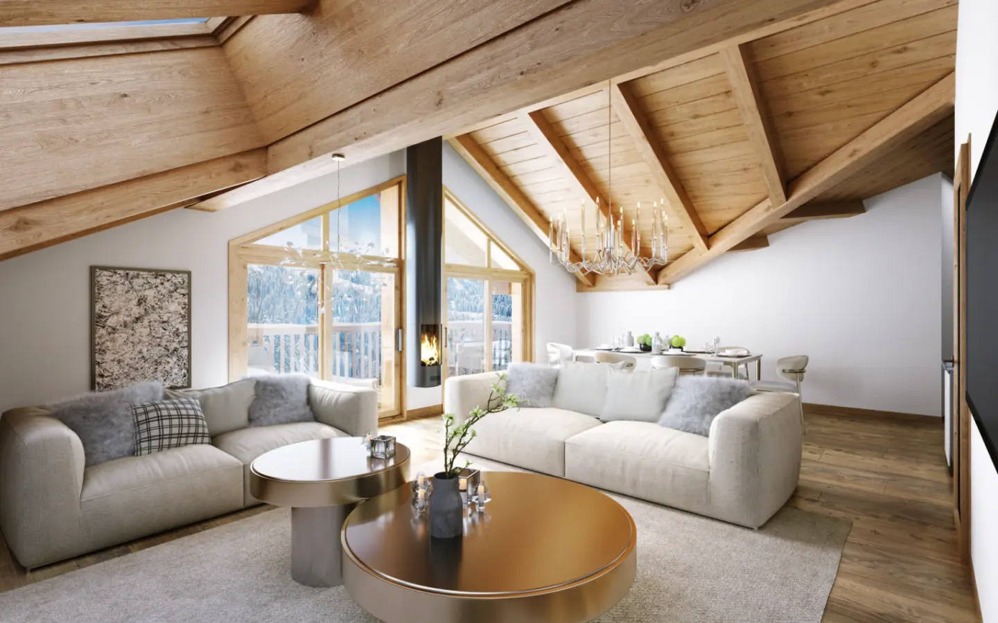 3-bedroom Penthouse In Morzine, France (81 M²)