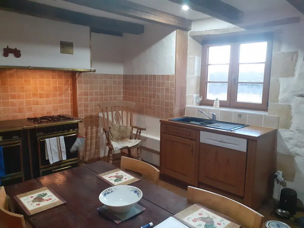 Gîte Of 3.8 Ha With Views, Outbuildings, Woodland In Lakeside Paradise