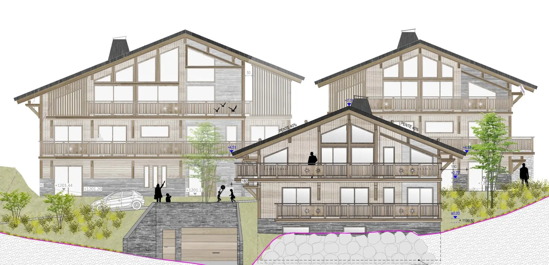 Ski Chalet Of 100 M² With 3 Bedrooms In Haute-savoie