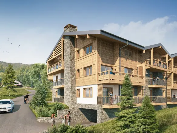 2-bedroom Penthouse In Les Gets, France (69 M²)