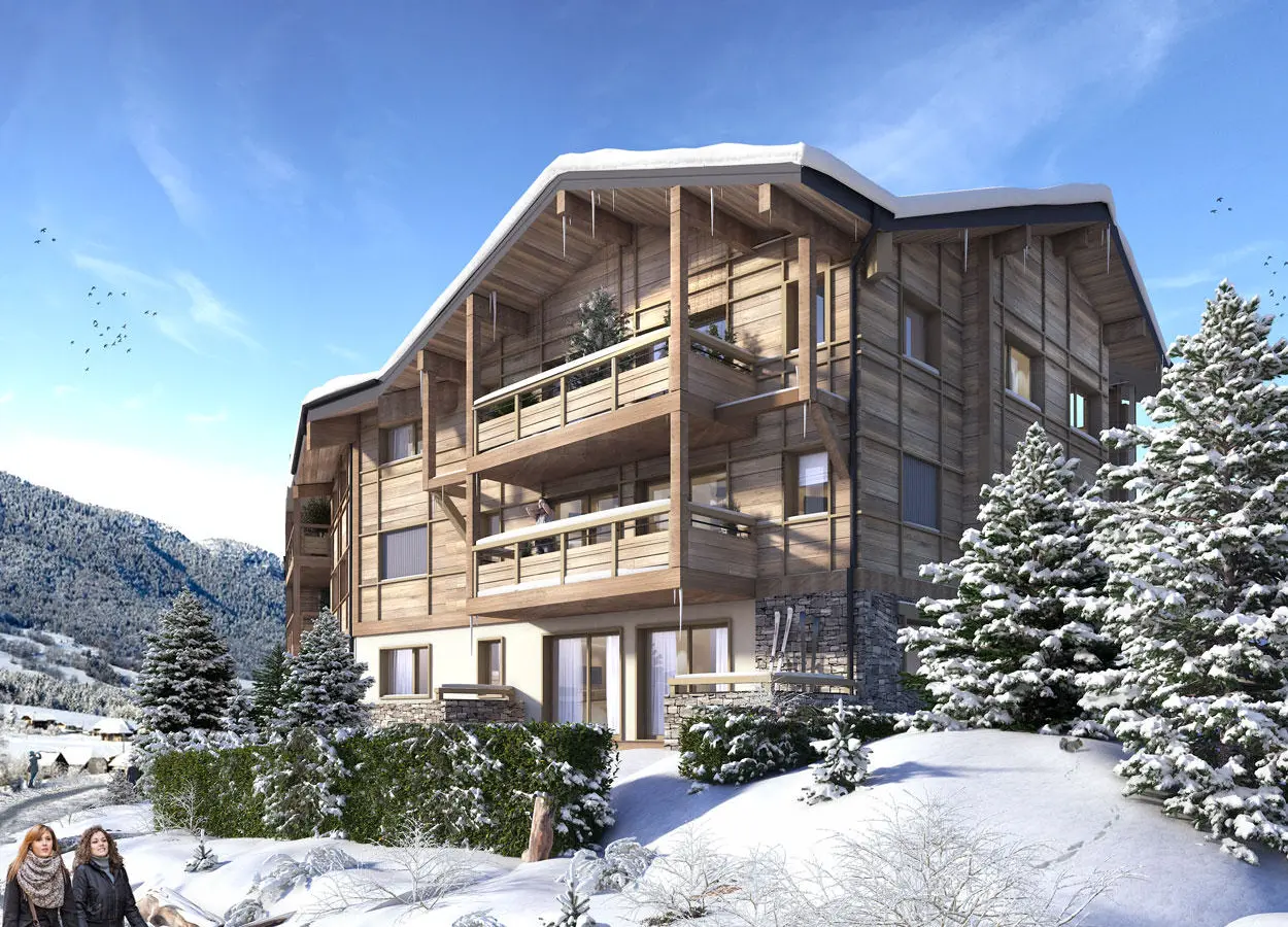 2-bedroom Penthouse In Les Gets, France (69 M²)