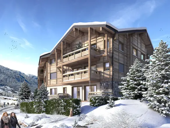 2-bedroom Penthouse In Les Gets, France (69 M²)