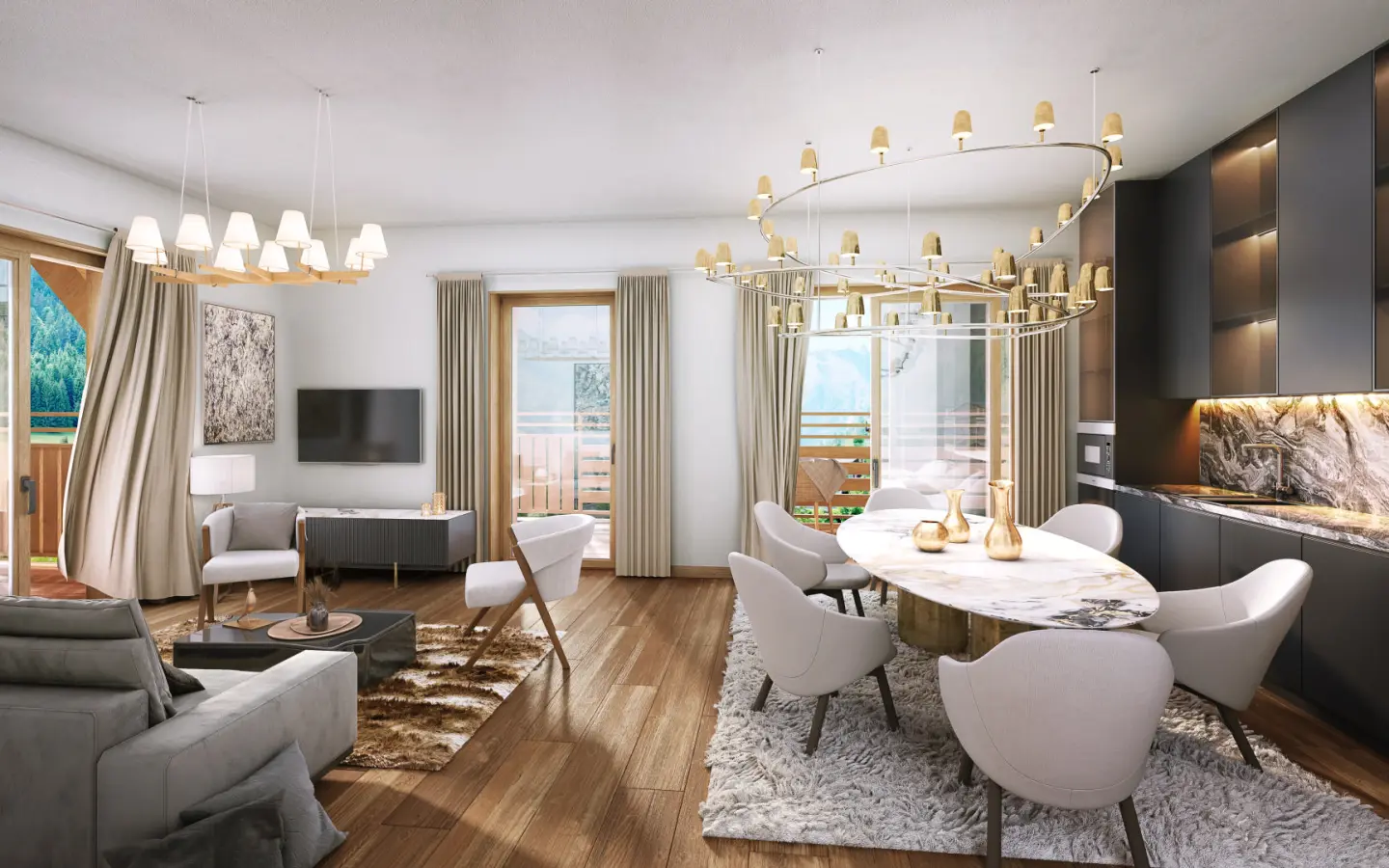 3-bedroom Penthouse In Morzine, France (81 M²)