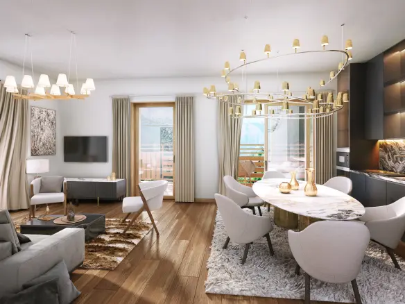 3-bedroom Penthouse In Morzine, France (81 M²)