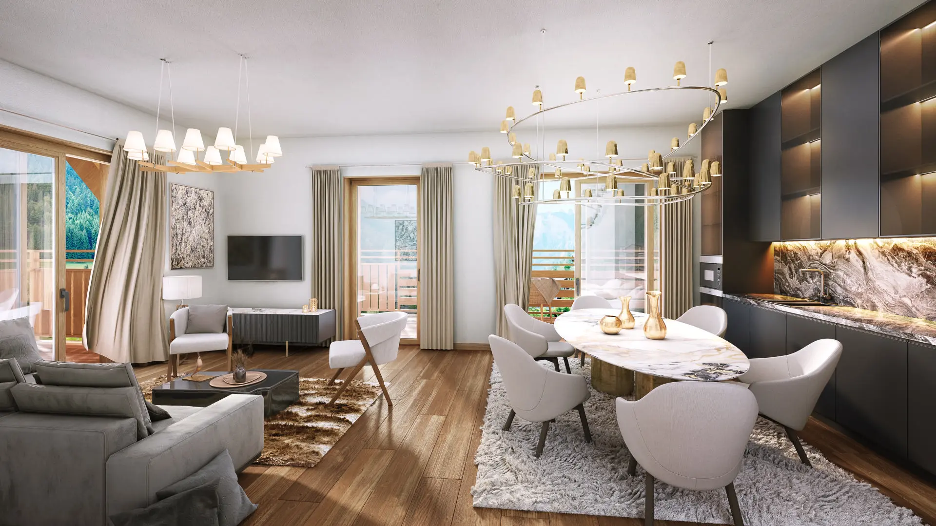 3-bedroom Penthouse In Morzine, France (81 M²)