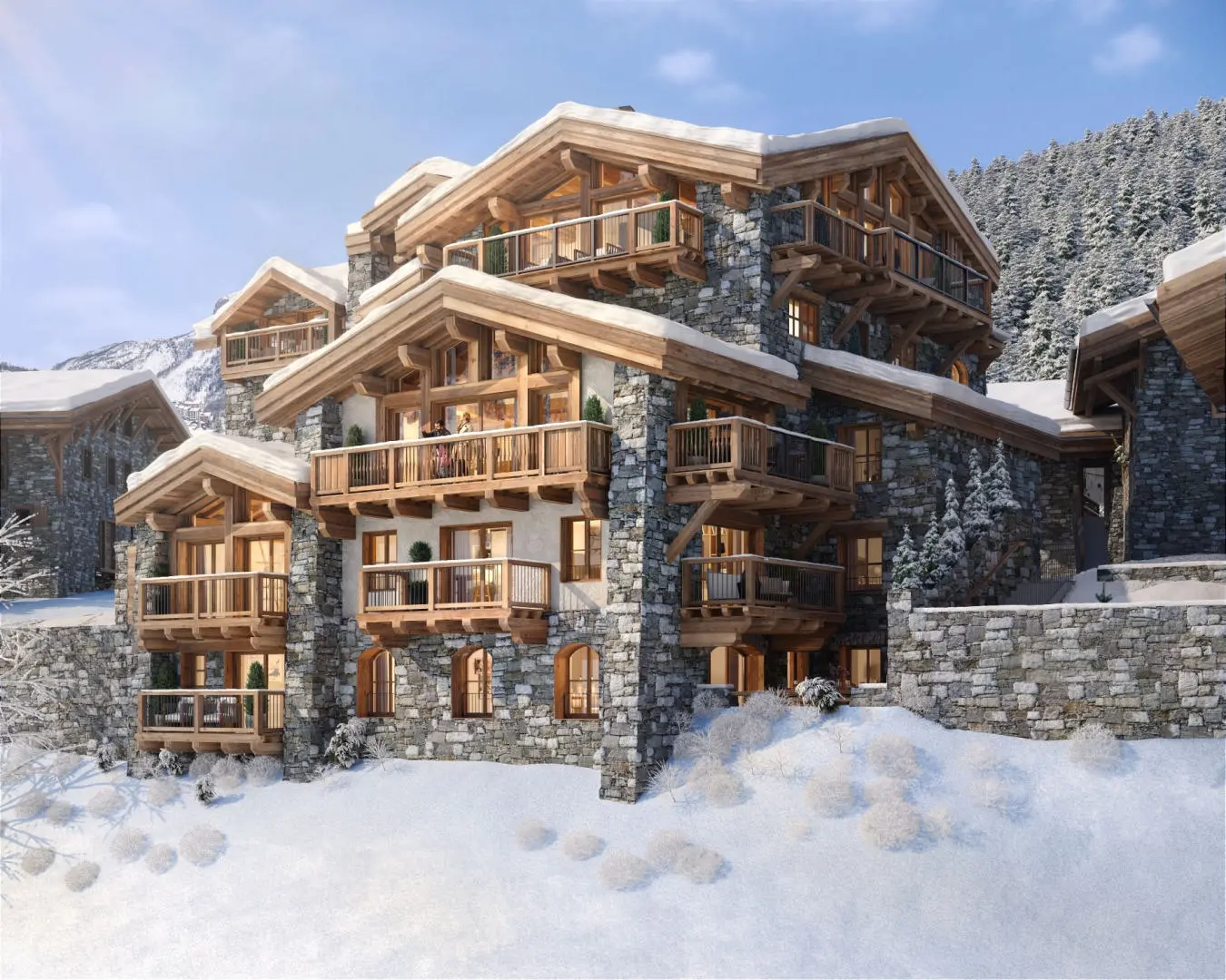 Apartament de schi cu 6 dormitoare și șemineu în Val-d'Isère, Savoie