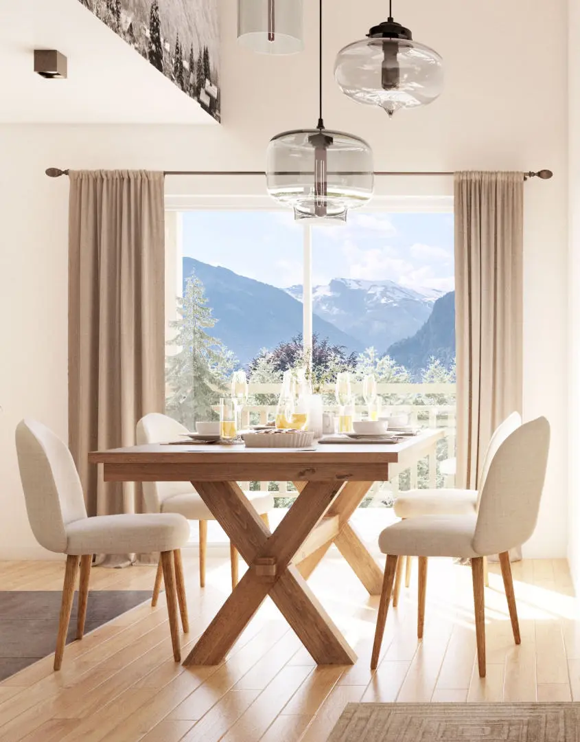 1 Bedroom Penthouse Of 30 M² With Balcony In Samoens, Haute-savoie