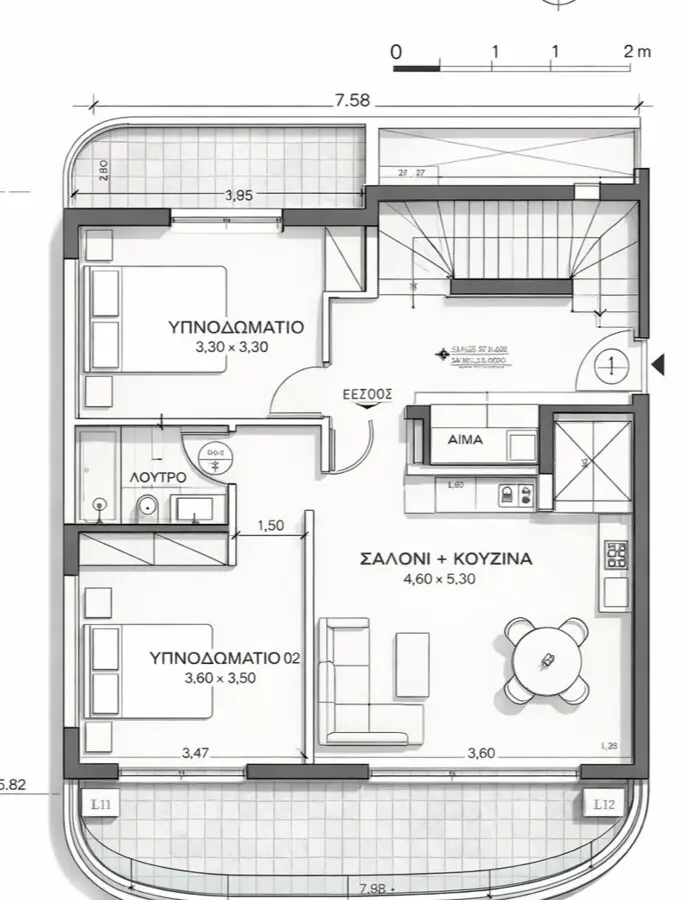 Flat Of 71 M² In Athens