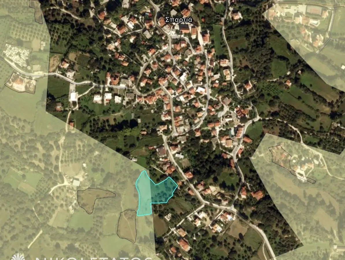 Land Of 1000 M² In Spartia, Greece