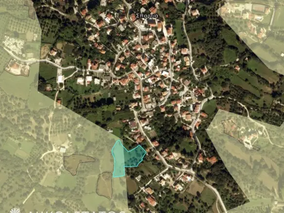 Land Of 1000 M² In Spartia, Greece