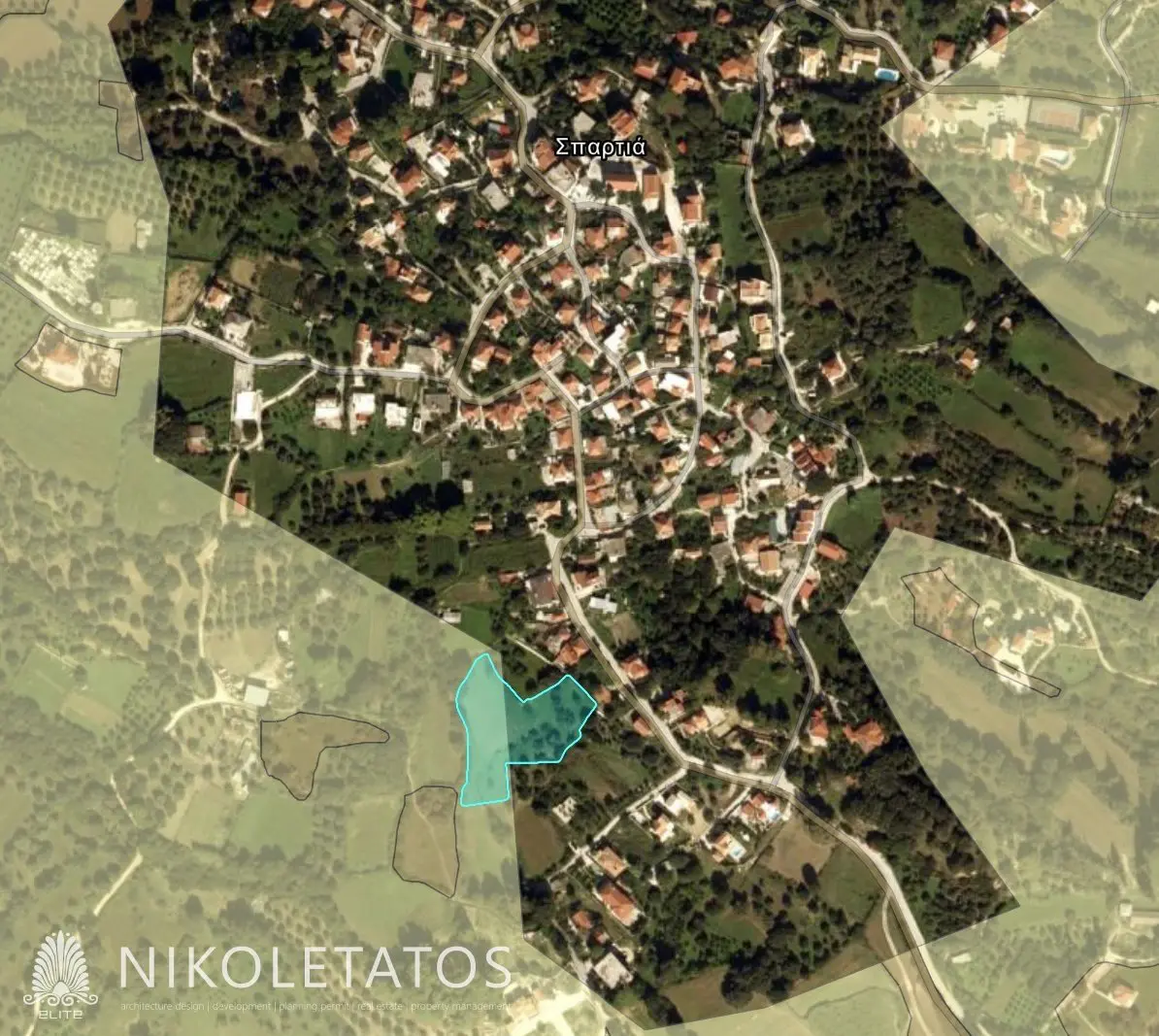 Land Of 1000 M² In Spartia, Greece