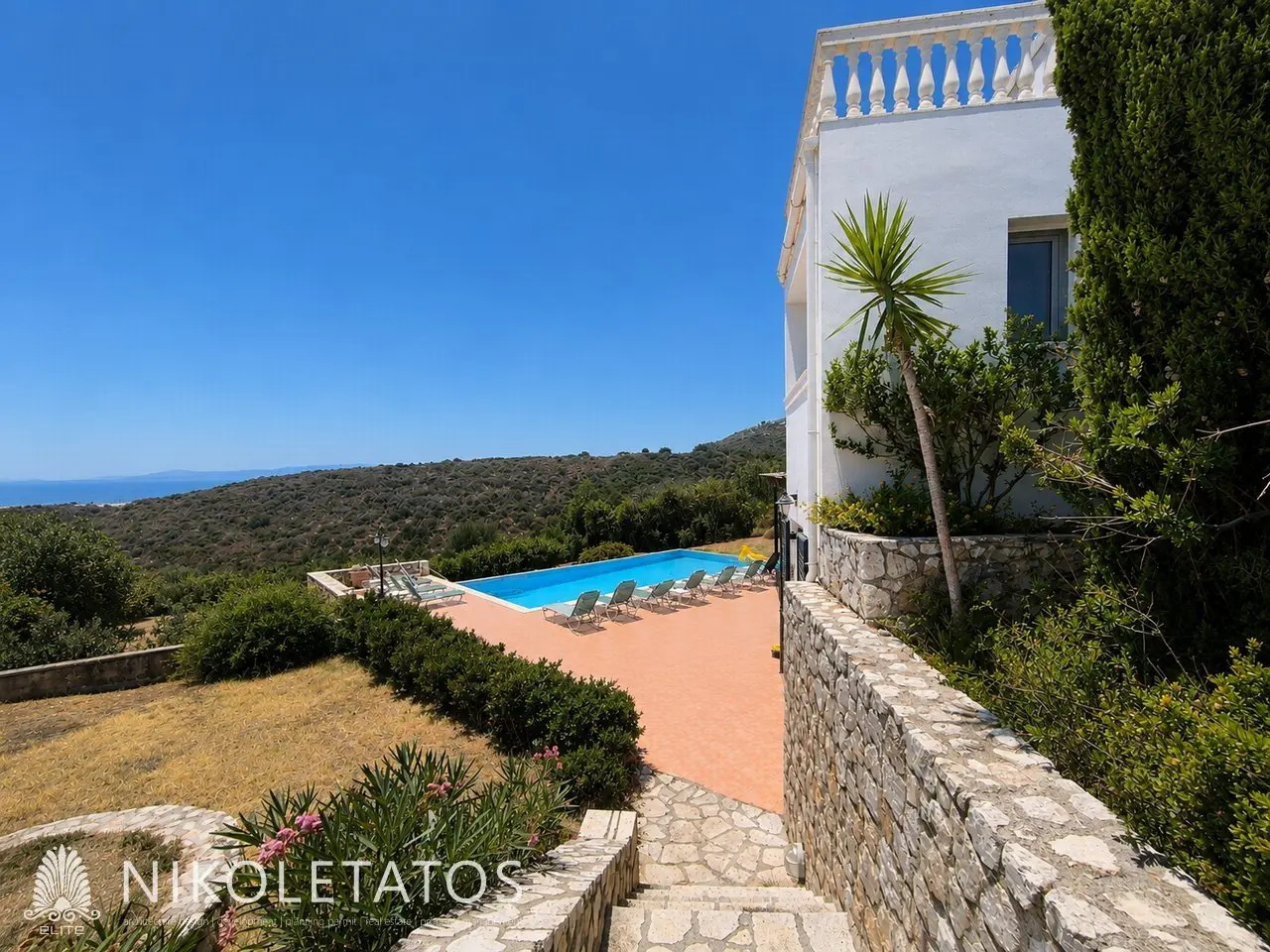 Villa Of 120 M² With Sea View In Skala, Greece