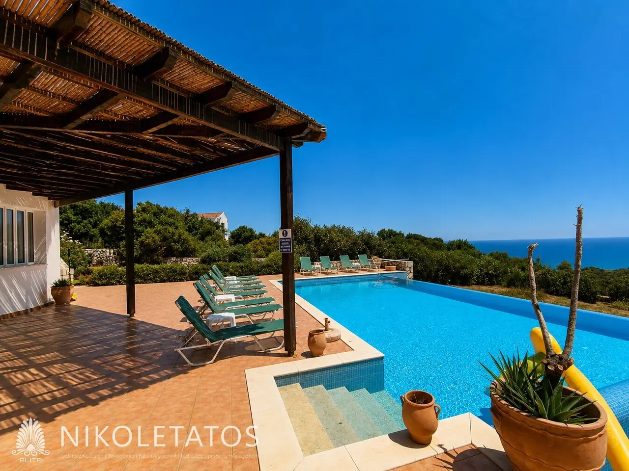 Villa Of 120 M² With Sea View In Skala, Greece