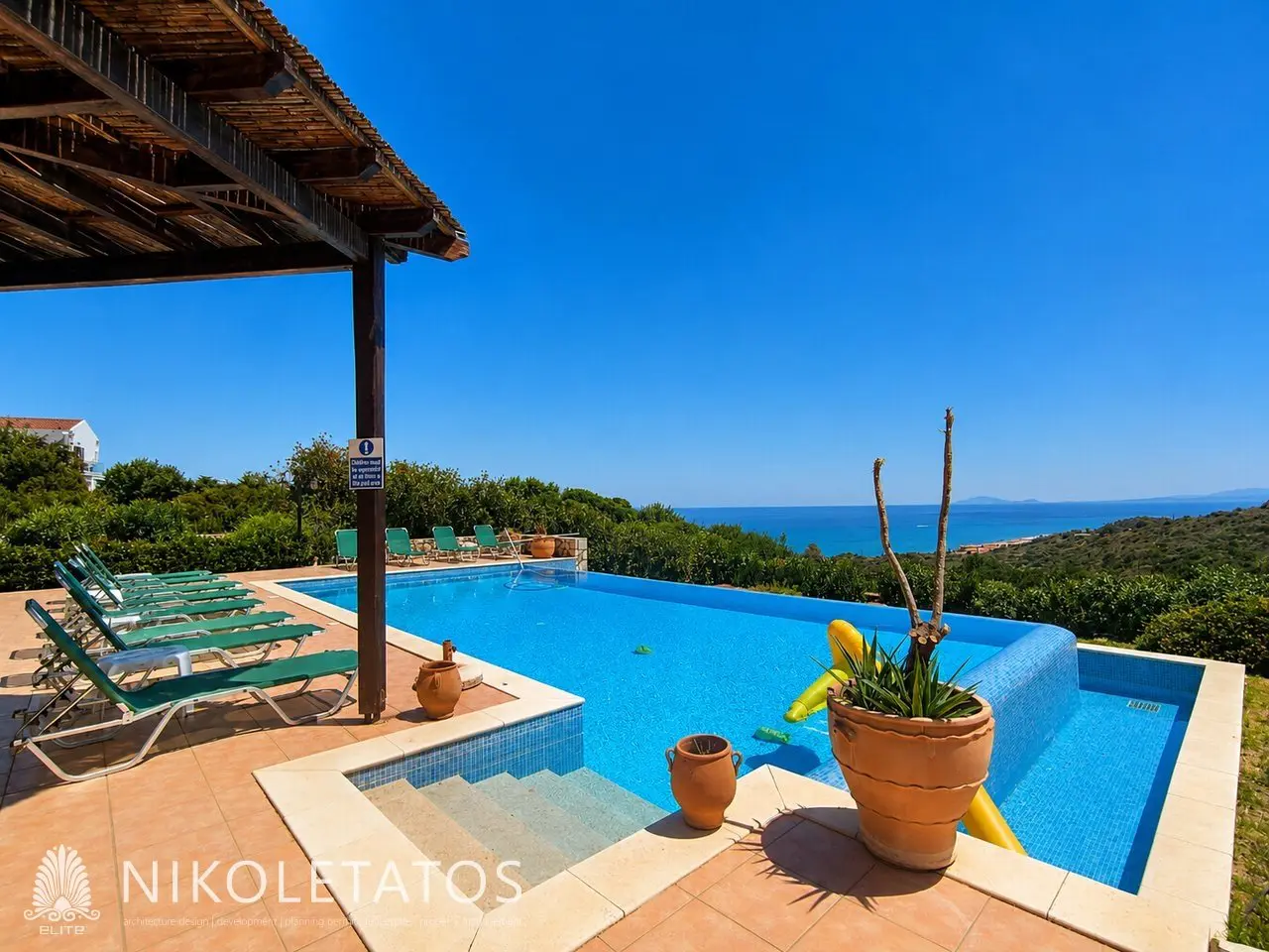 Villa Of 120 M² With Sea View In Skala, Greece