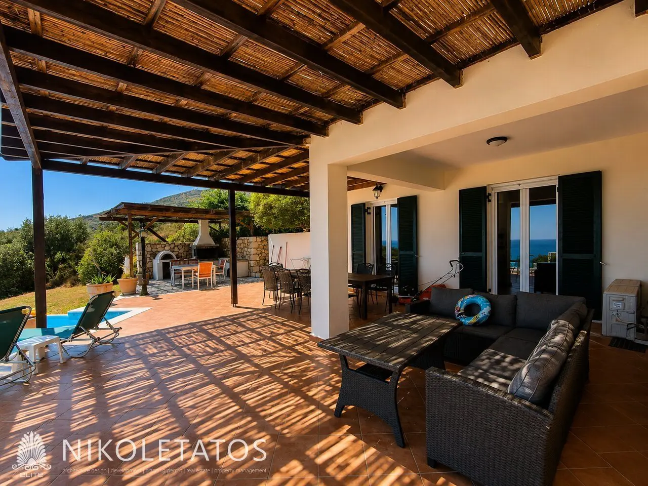 Villa Of 120 M² With Sea View In Skala, Greece