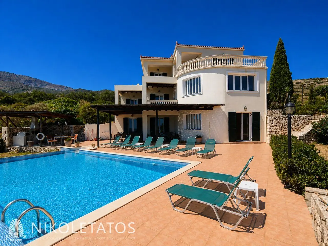 Villa Of 120 M² With Sea View In Skala, Greece