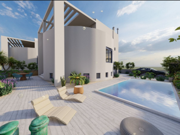 Villas Of 150 M² With Staff House In Lagonisi