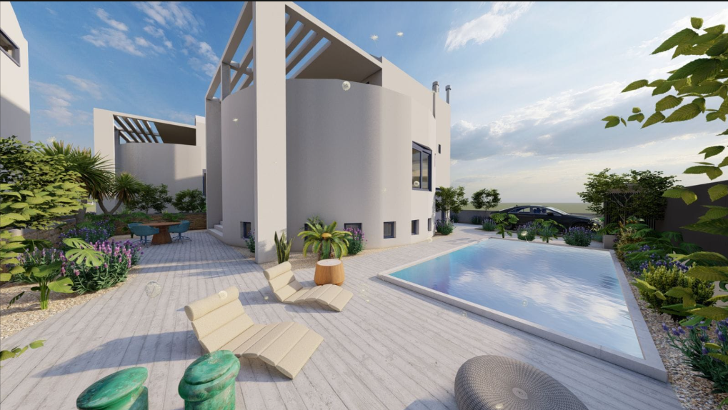 195 Villas Of 150 M² With Staff House In Lagonisi