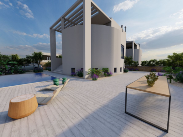 Villas Of 150 M² With Staff House In Lagonisi