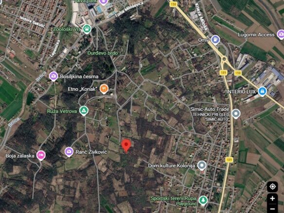 Construction Land Of 12800 M² With Gf+2+attic Allowed In Jagodina (Đurđevo Brdo), Serbia