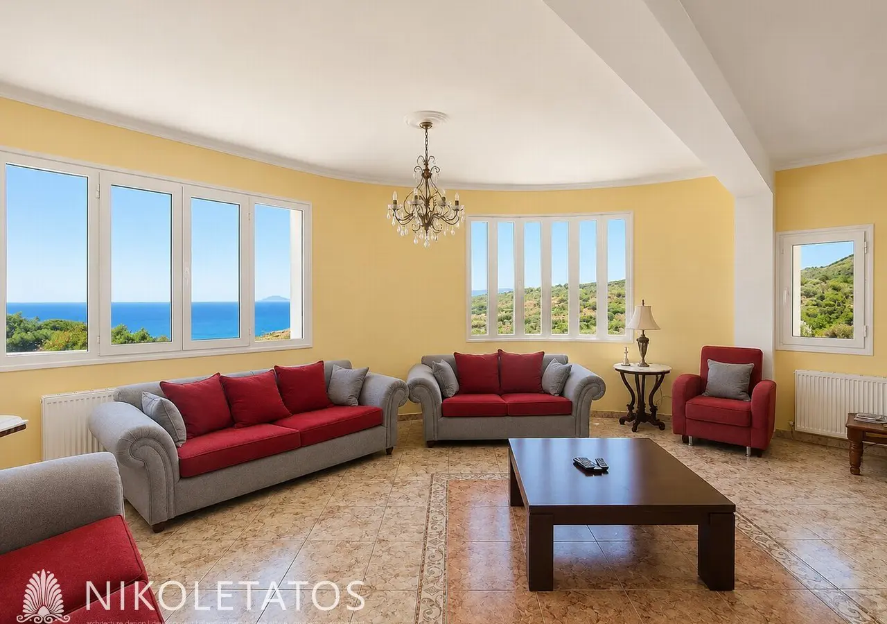 Villa Of 120 M² With Sea View In Skala, Greece