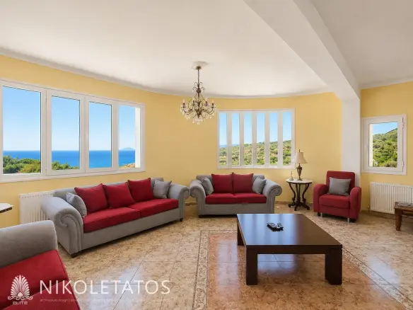 Villa Of 120 M² With Sea View In Skala, Greece