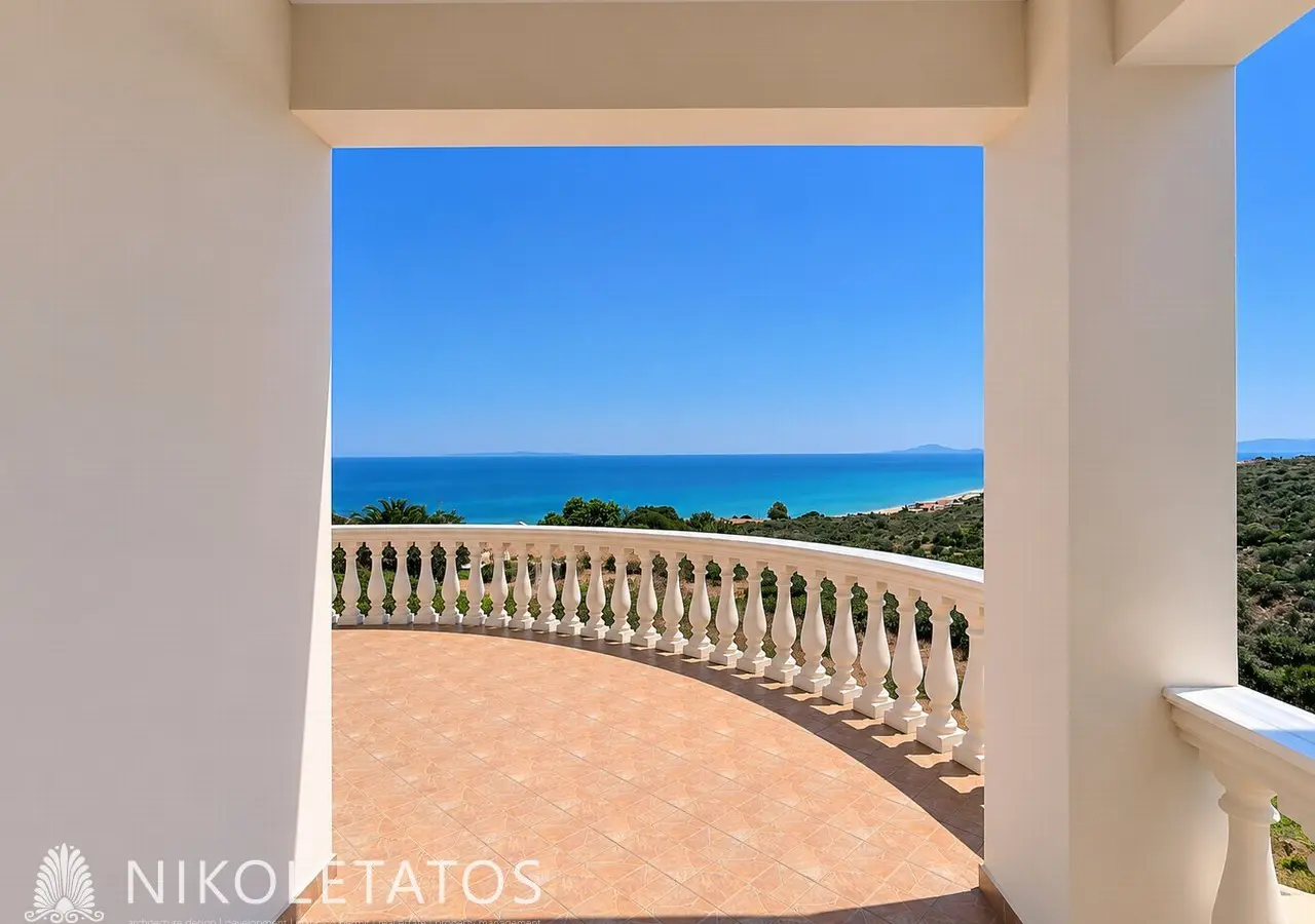 Villa Of 120 M² With Sea View In Skala, Greece